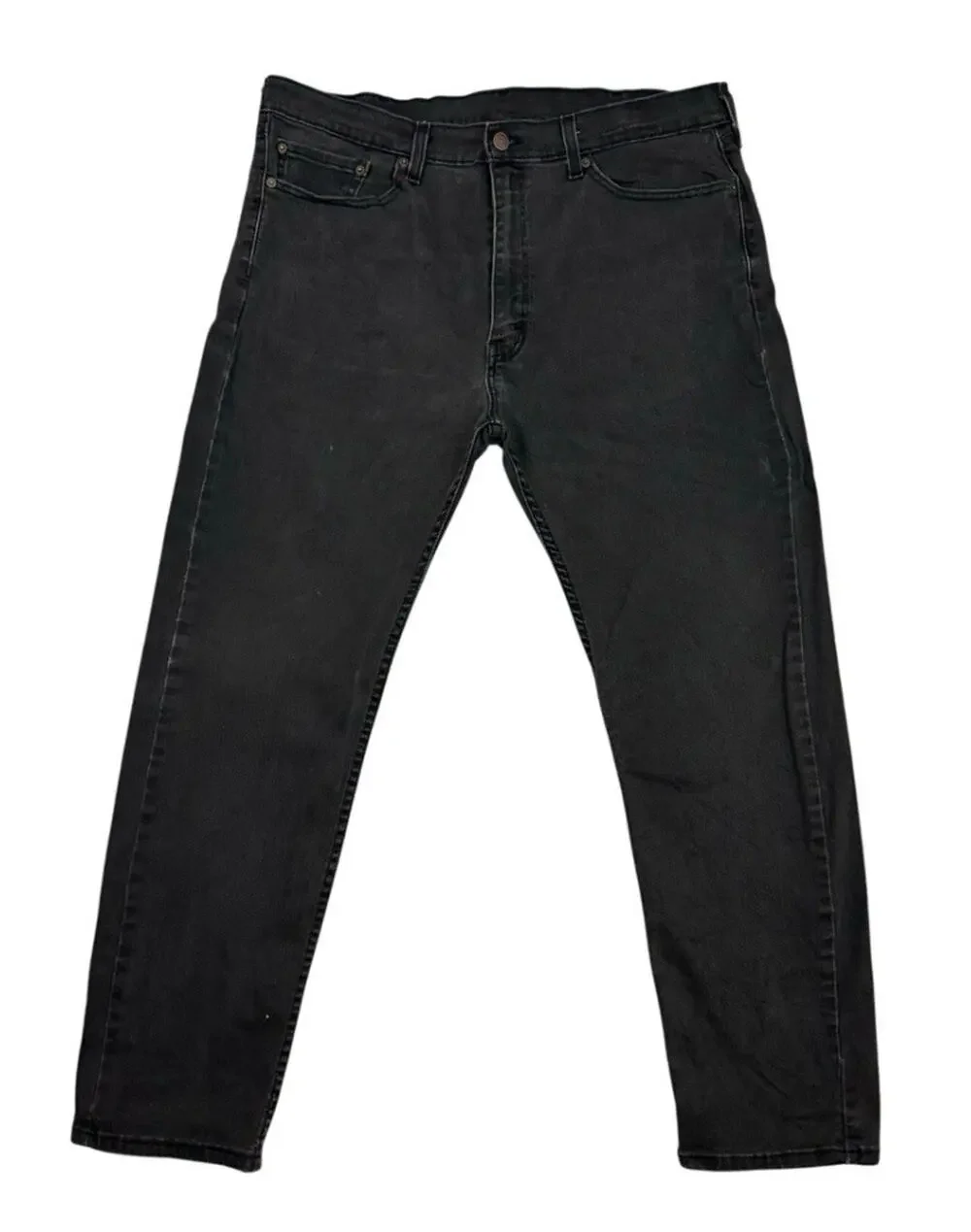 Levis 505 Jeans Mens Size 38X30 Black Regular Fit Straight Medium Wash Denim